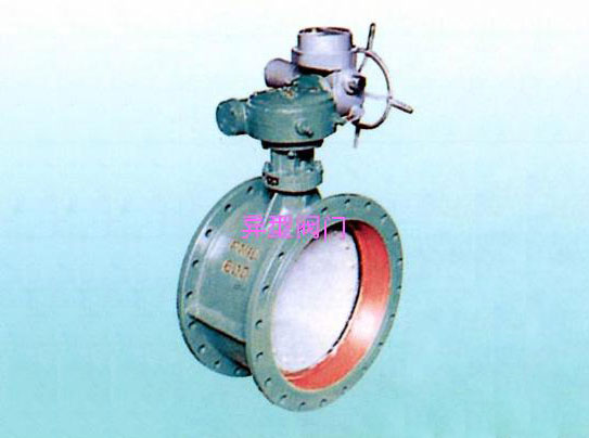 Electric butterfly valve flange